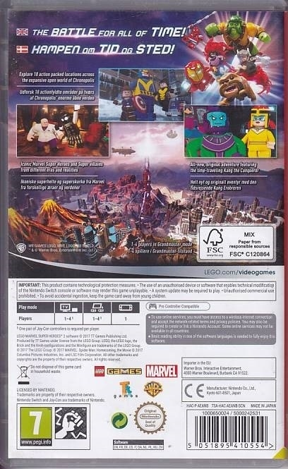 LEGO Marvel Super Heroes 2 - Nintendo Switch (A Grade) (Genbrug)